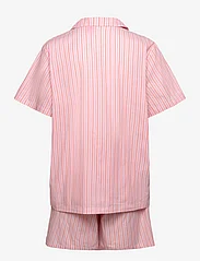 Becksöndergaard - Stripel Kallie Shorts Set - pysjamas - peach whip pink - 1