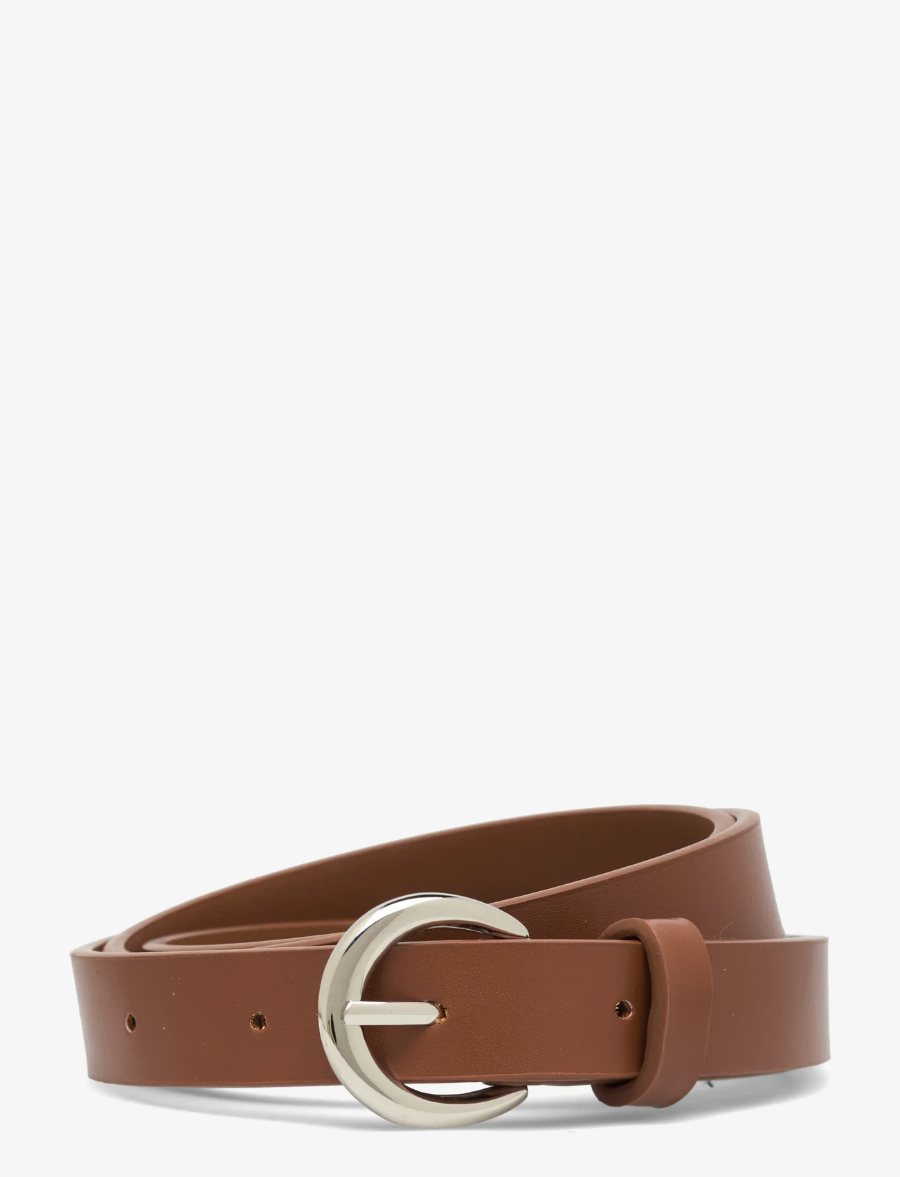 Becksöndergaard - Solid Slim Belt - mažiausios kainos - mocha brown - 0