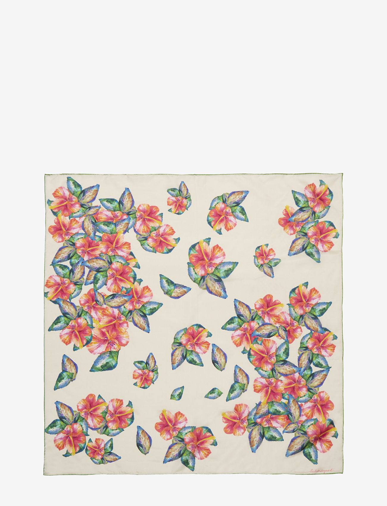 Becksöndergaard - Blommor Sia Scarf - birch white - 1
