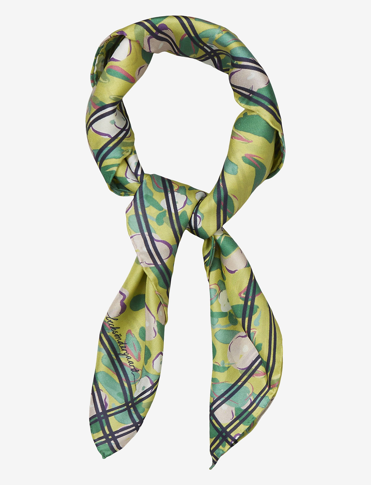 Becksöndergaard - Ditza Sia Scarf - lightweight scarves - primrose green - 0