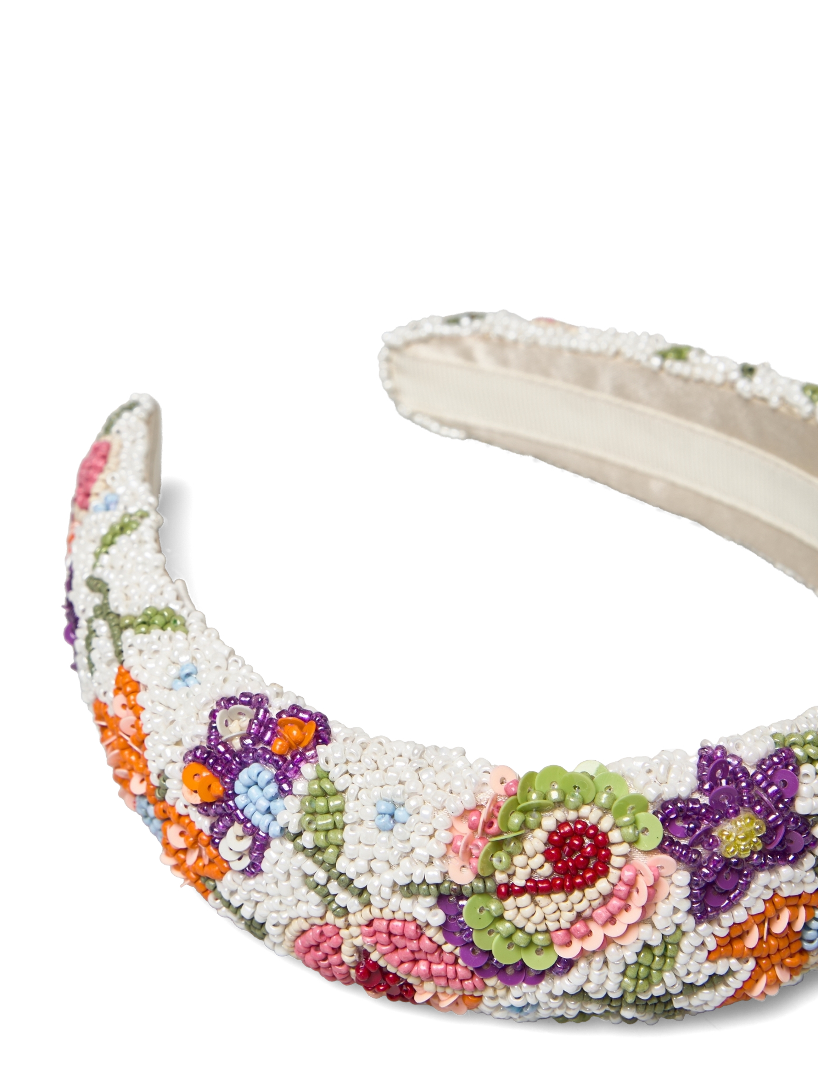 Becksöndergaard - Primula Wide Beaded Hairbrace - birch white - 1