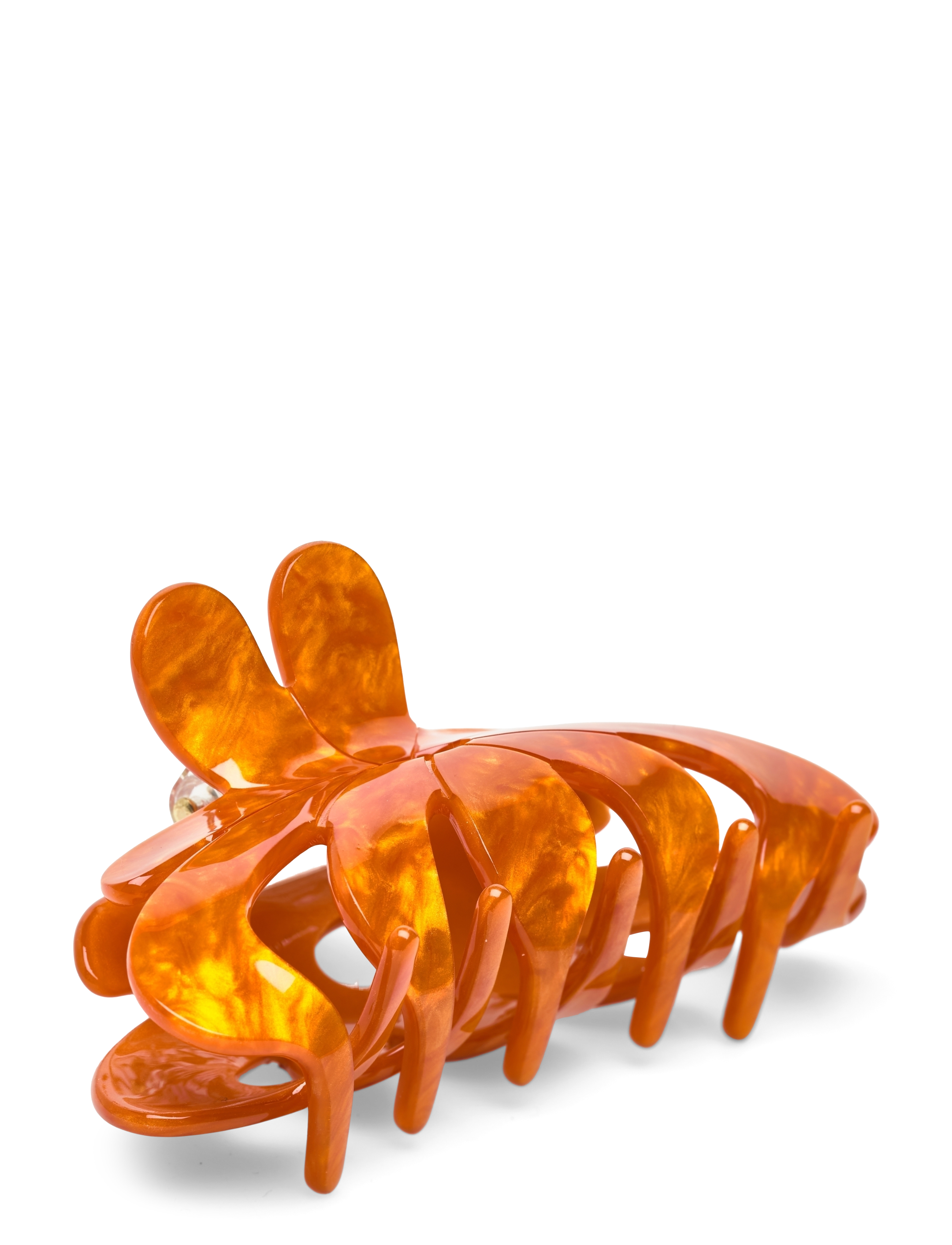 Becksöndergaard - Springa Magnolia Hair Claw - persimmon orange - 1