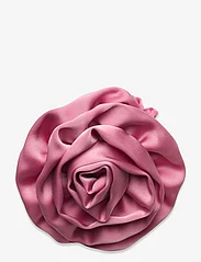 Becksöndergaard - Satin Flower Hair Tie - scrunchiet - hot pink - 0
