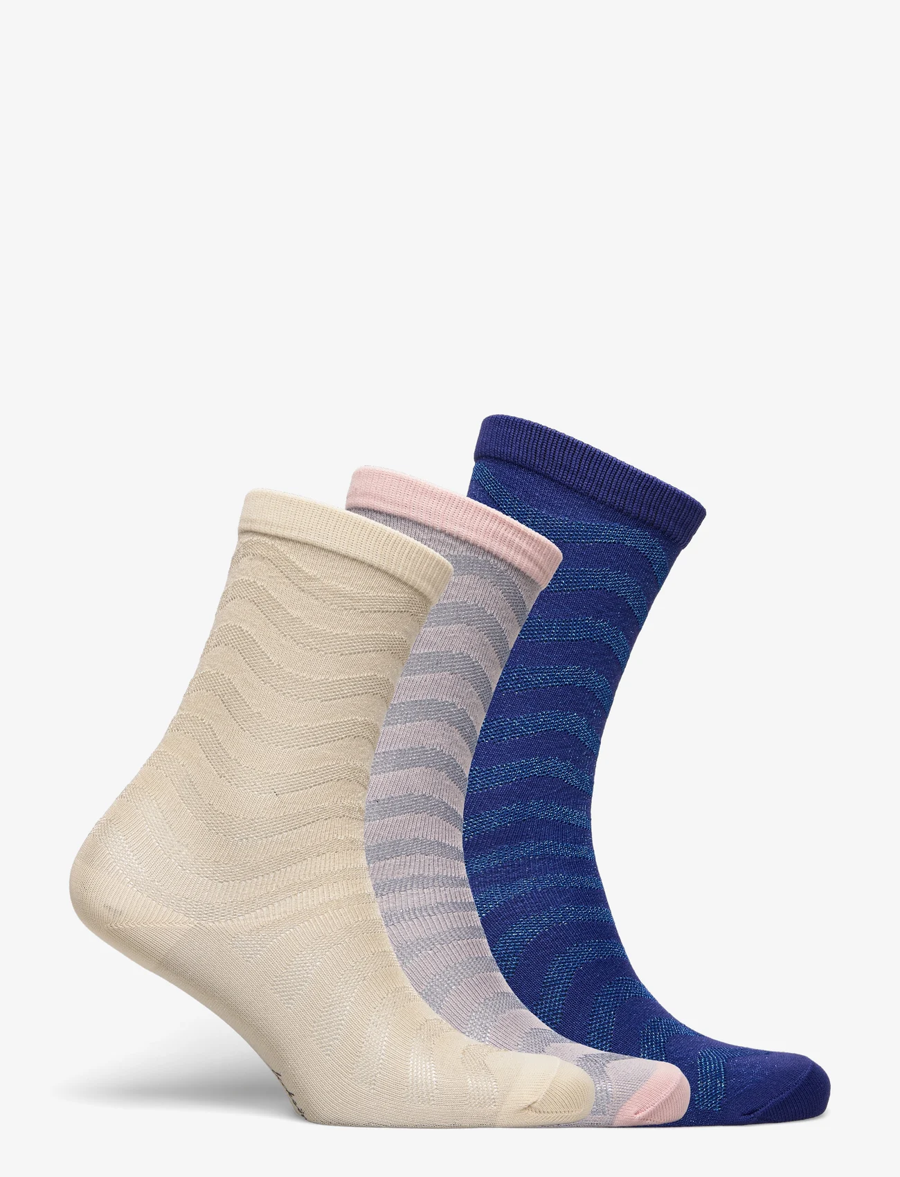 Becksöndergaard - Dopamina Glitter Sock 3 Pack - laagste prijzen - white/blue/pink - 1