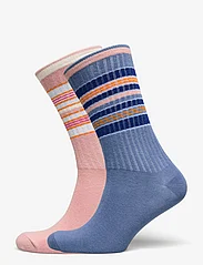 Becksöndergaard - Hilma Cotta Sock 2 Pack - almindelige strømper - blue/rose - 0