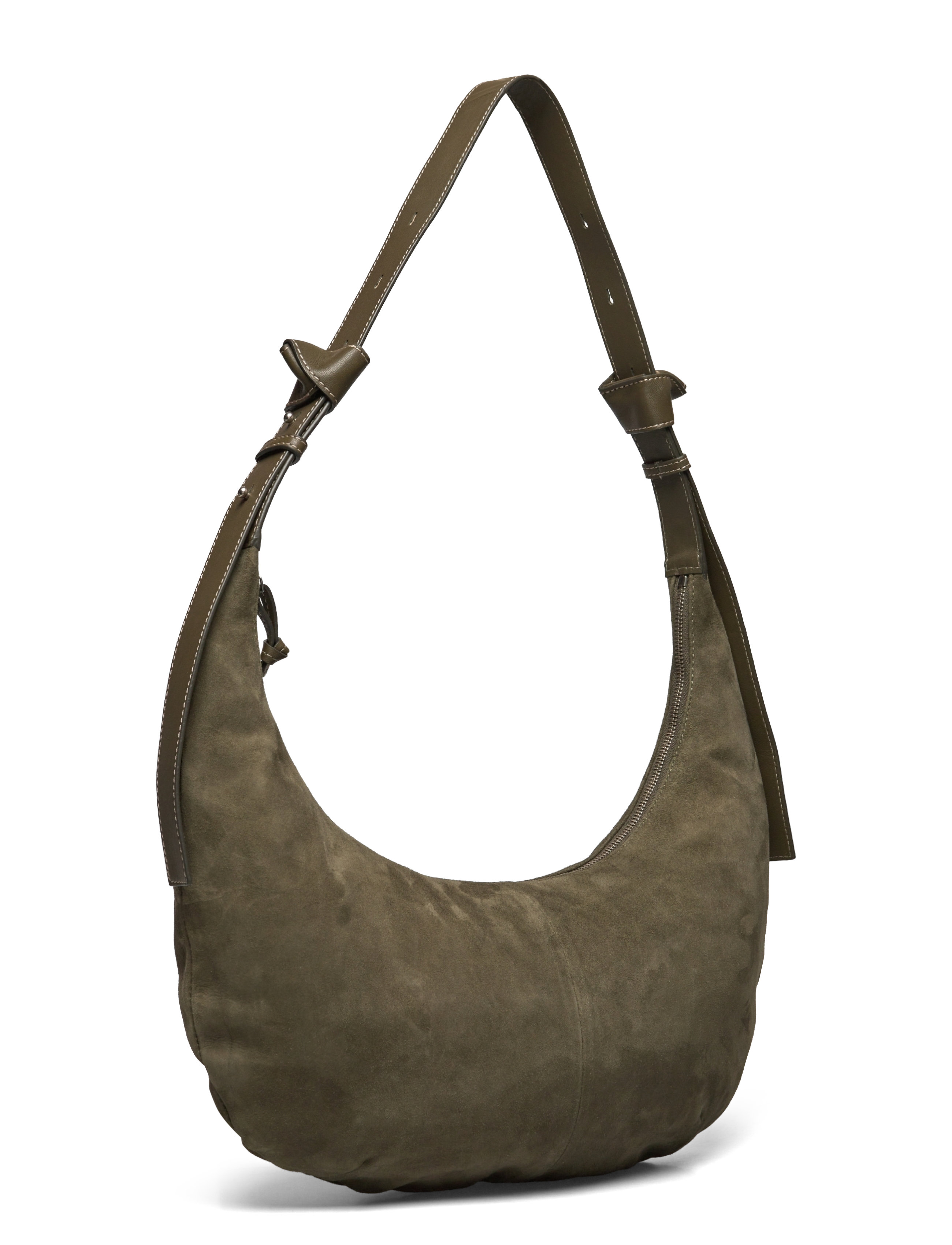 Becksöndergaard - Suede Lona Bag - army - 2