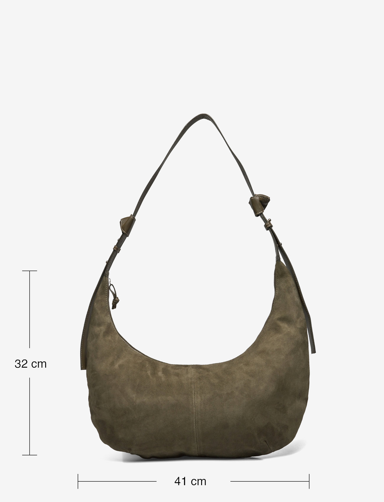 Becksöndergaard - Suede Lona Bag - army - 4