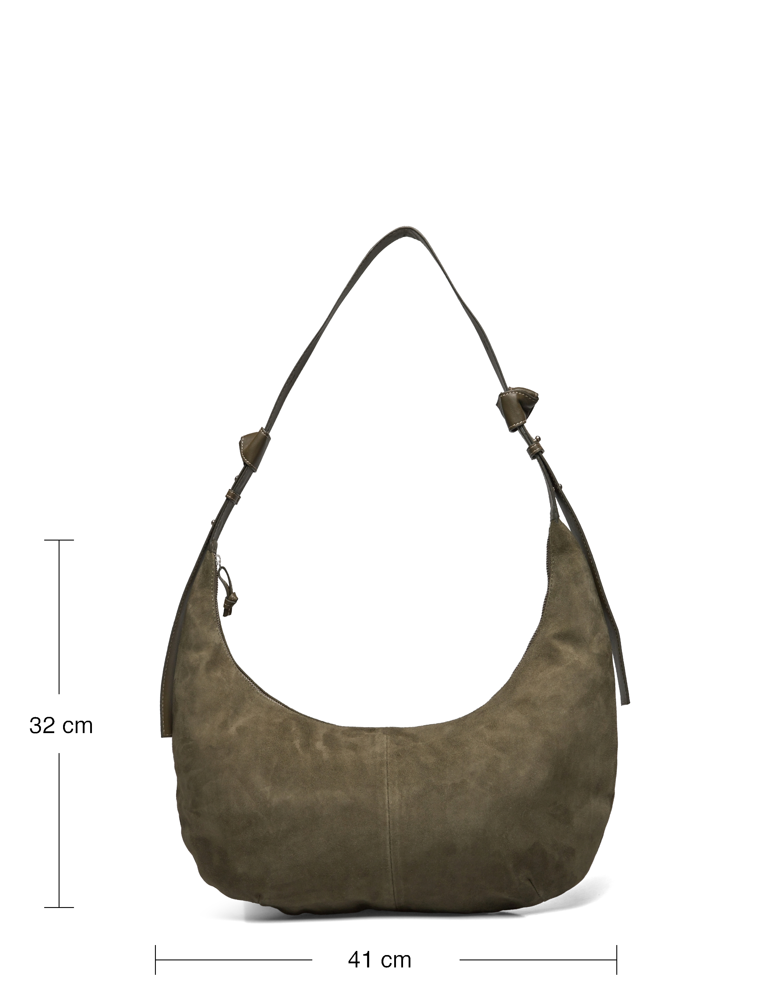 Becksöndergaard - Suede Lona Bag - army - 4