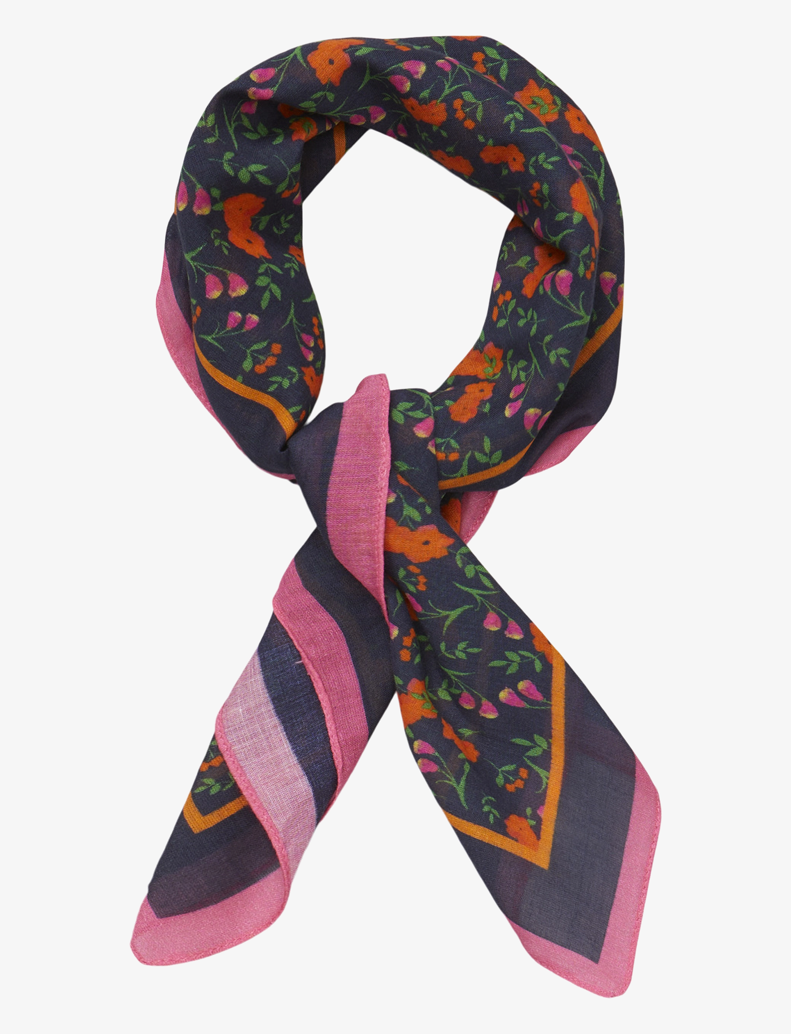 Amelia Cotta Scarf - NAVY BLAZER