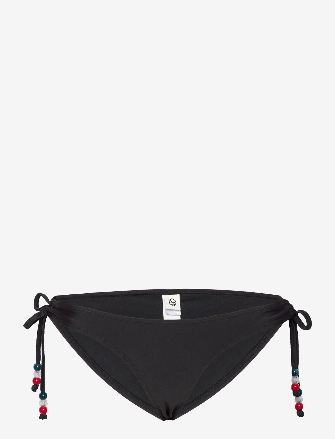 Becksöndergaard - Solid Bibi Bikini Briefs - küljele seotavad bikiinid - black - 0