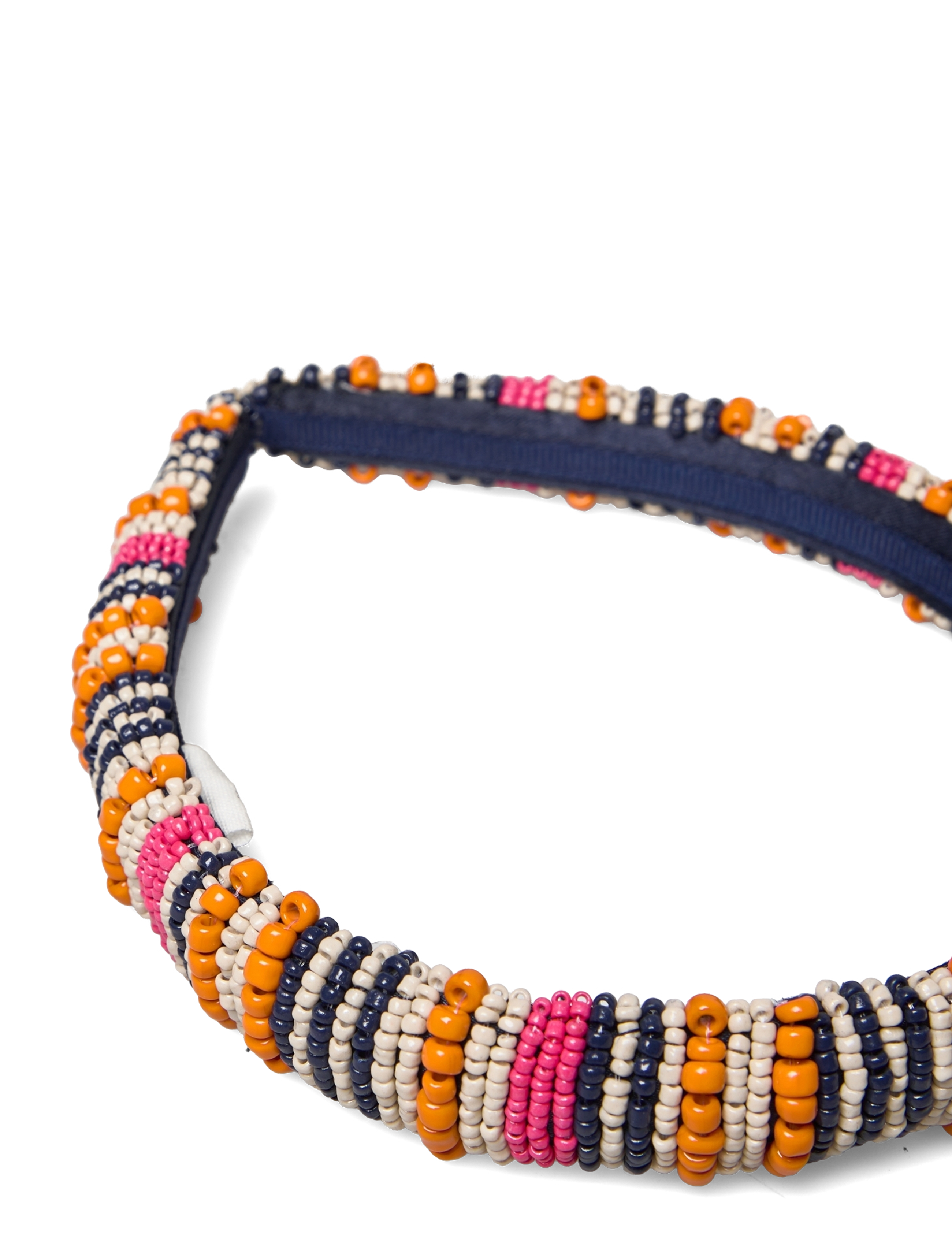 Becksöndergaard - Striped Slim Beaded Hairbrace - multi col. - 1
