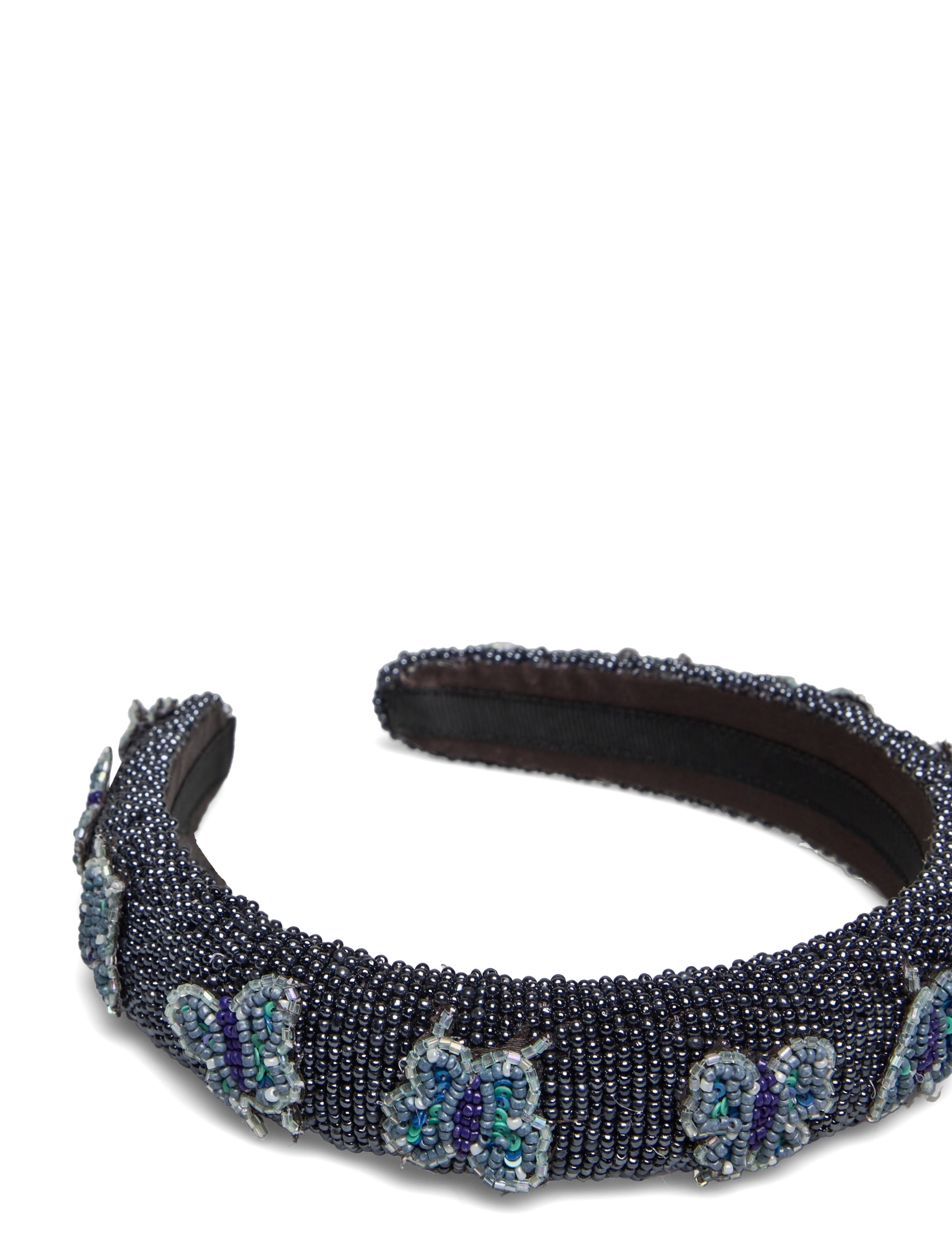 Becksöndergaard - Adonia Midi Beaded Hairbrace - sargasso sea blue - 1
