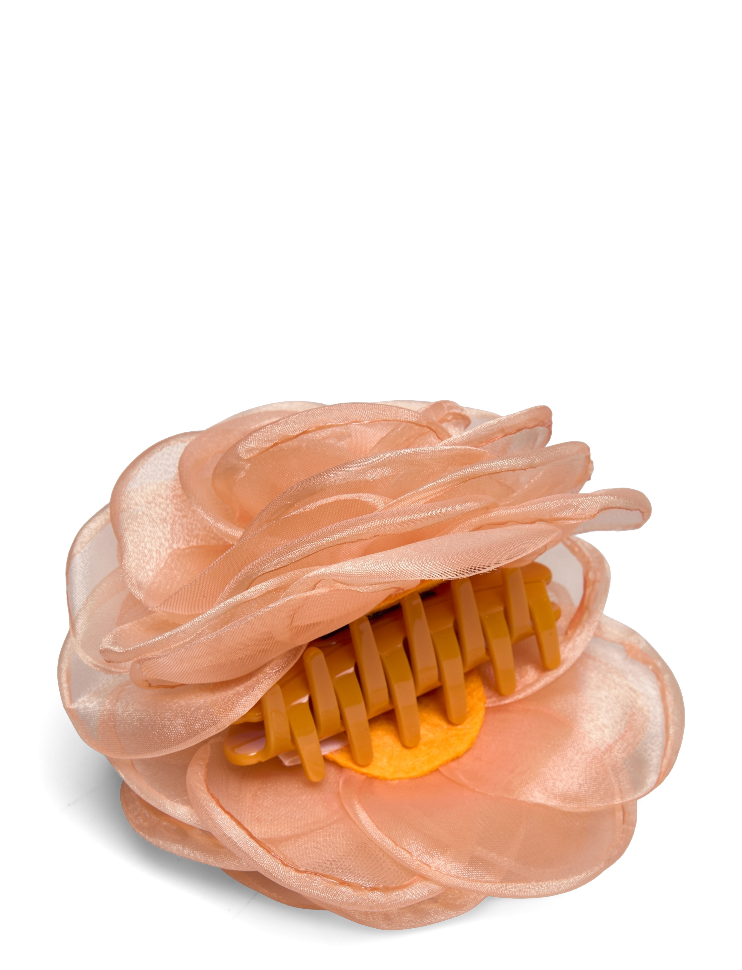 Becksöndergaard - Orchia Flower Hair Claw - tangerine orange - 1