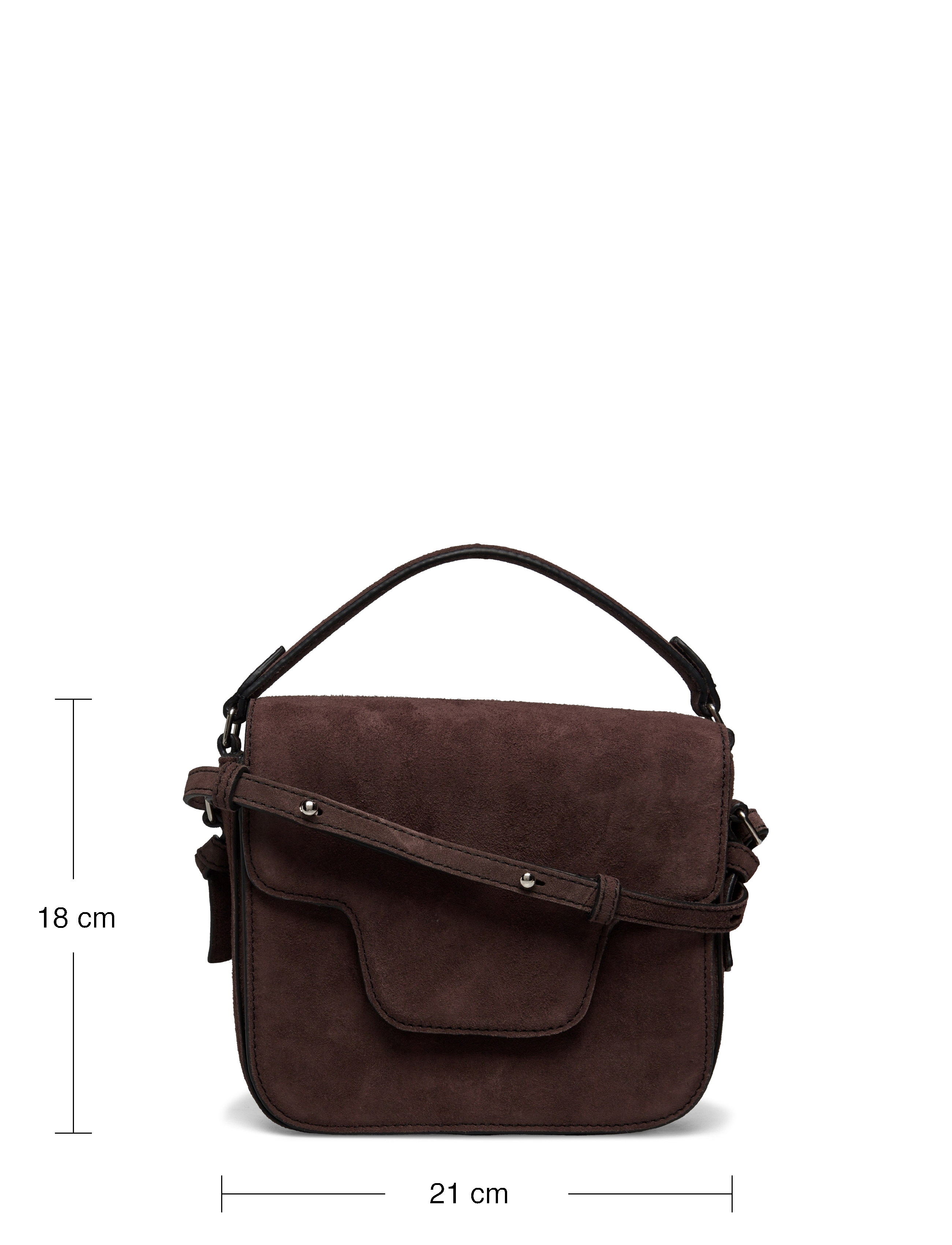 Becksöndergaard - Suede Iris Bag - hot fudge brown - 5