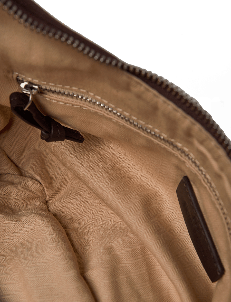 Becksöndergaard - Suede Lona Small Bag - speciella tillfällen - hot fudge brown - 4