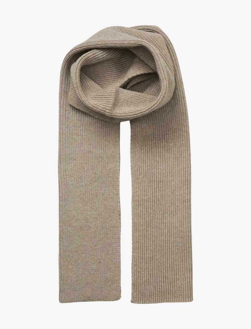 Becksöndergaard - Woona Scarf - winterschals - dark beige melange - 0