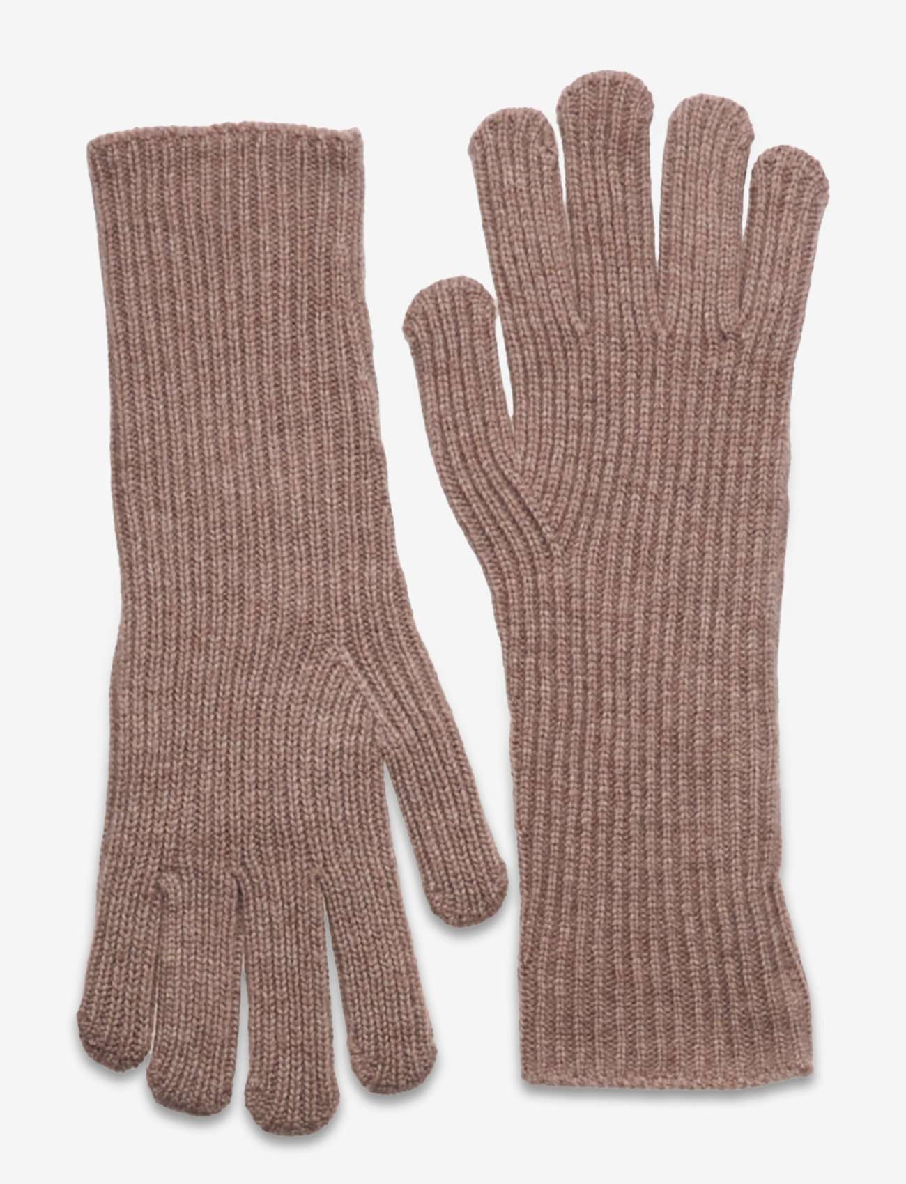 Becksöndergaard - Woona Short Gloves - handsker - dark beige melange - 0