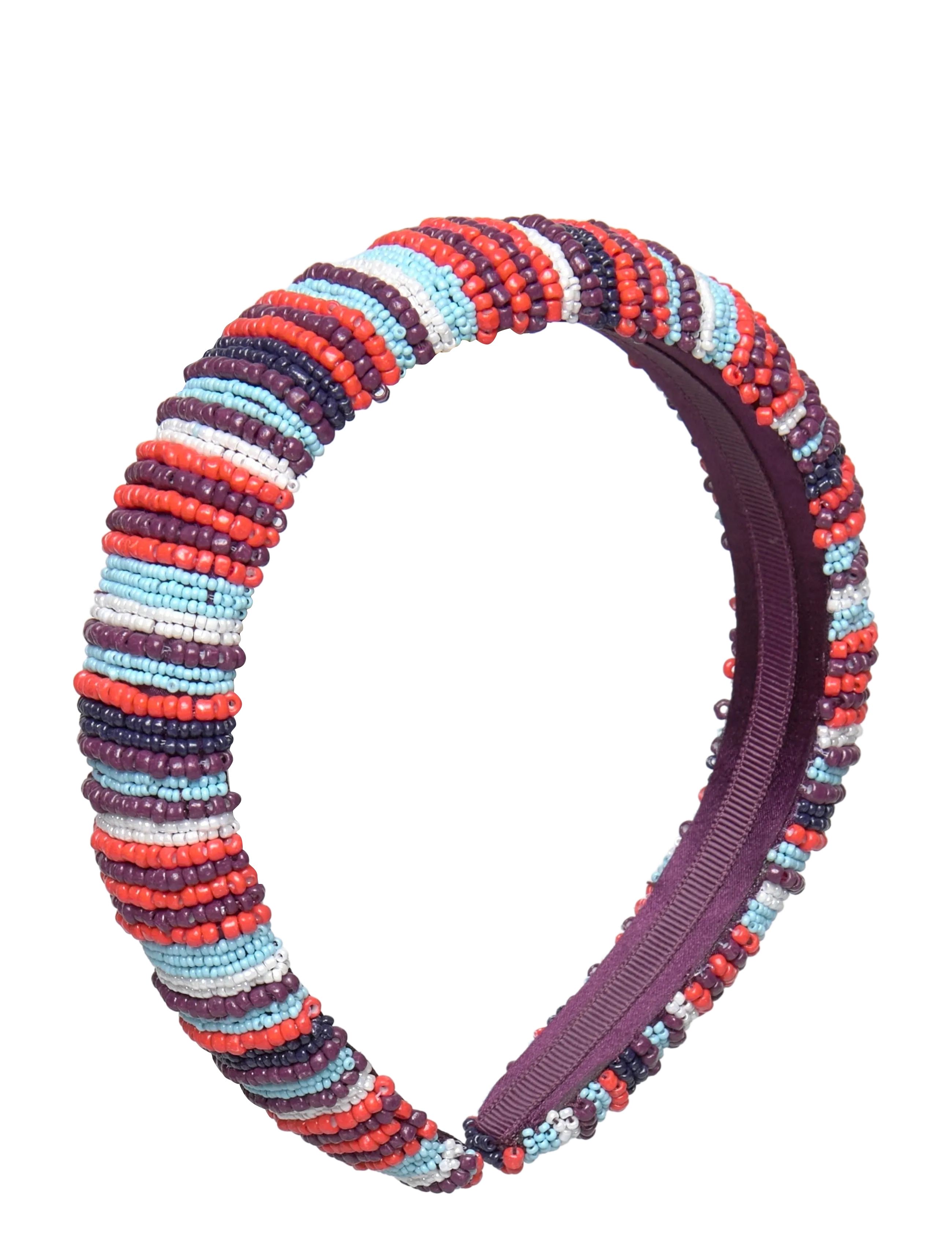 Mahina Midi Beaded Hairbrace - MULTI COL.