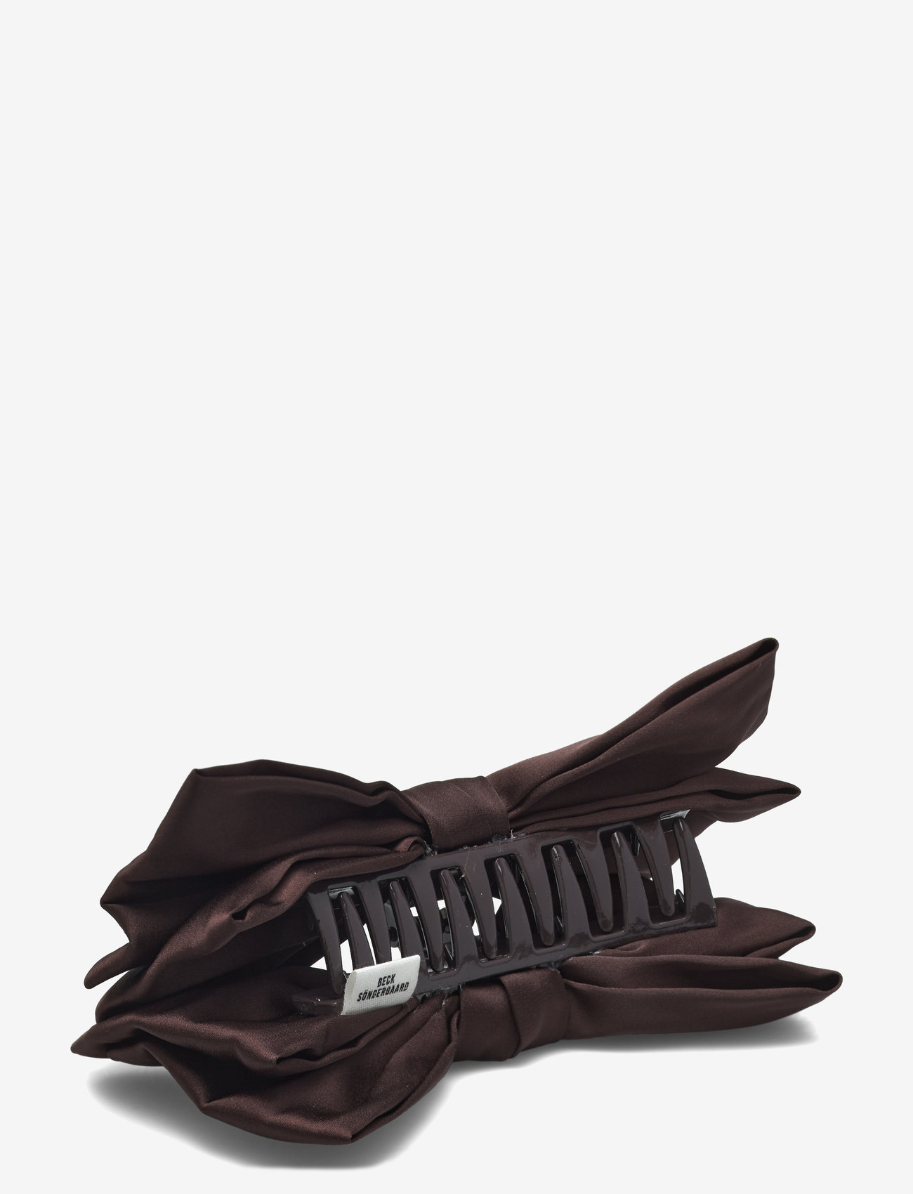 Becksöndergaard - Minda Bow Hair Claw - hårklämmor - hot fudge brown - 2