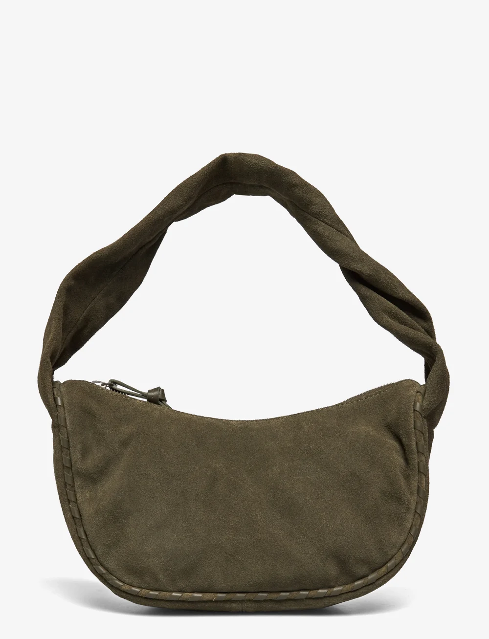 Becksöndergaard - Suede Veg Talia Bag - henkeltaschen - army - 1