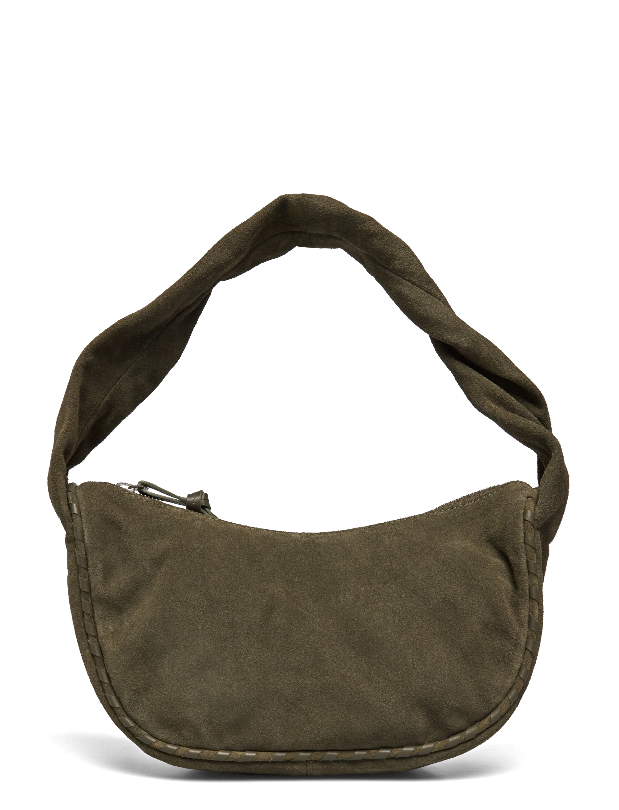 Becksöndergaard Suede Veg Talia Bag - Tasker - ARMY / khaki/green
