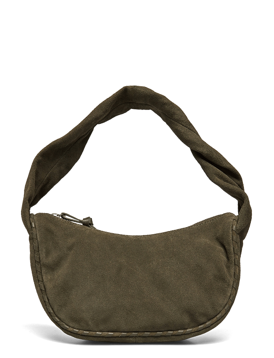 Becksöndergaard - Suede Veg Talia Bag - fyrir sérstaka viðburði - army - 1