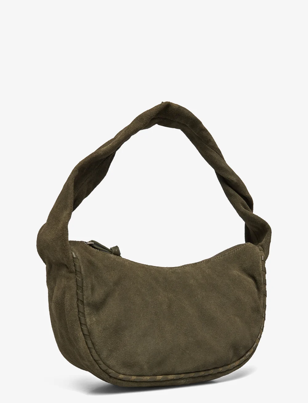 Becksöndergaard - Suede Veg Talia Bag - henkeltaschen - army - 3