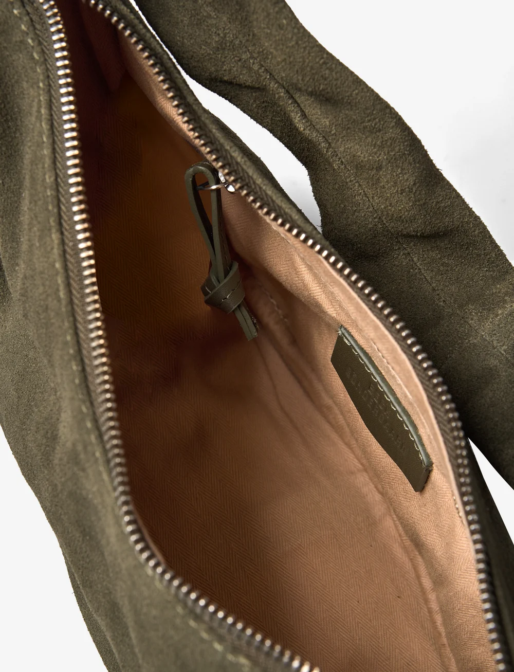 Becksöndergaard - Suede Veg Talia Bag - henkeltaschen - army - 4