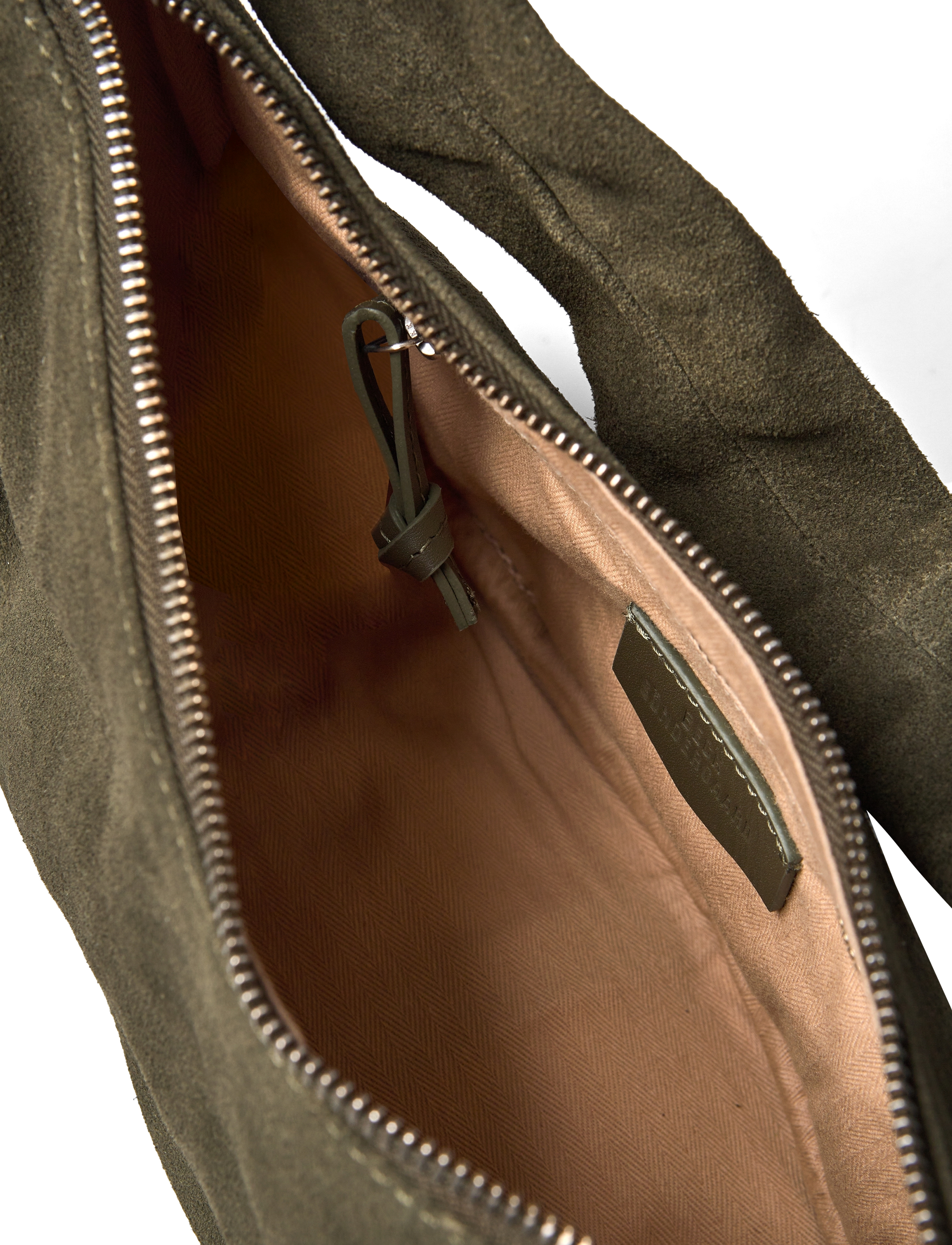 Becksöndergaard - Suede Veg Talia Bag - fyrir sérstaka viðburði - army - 4