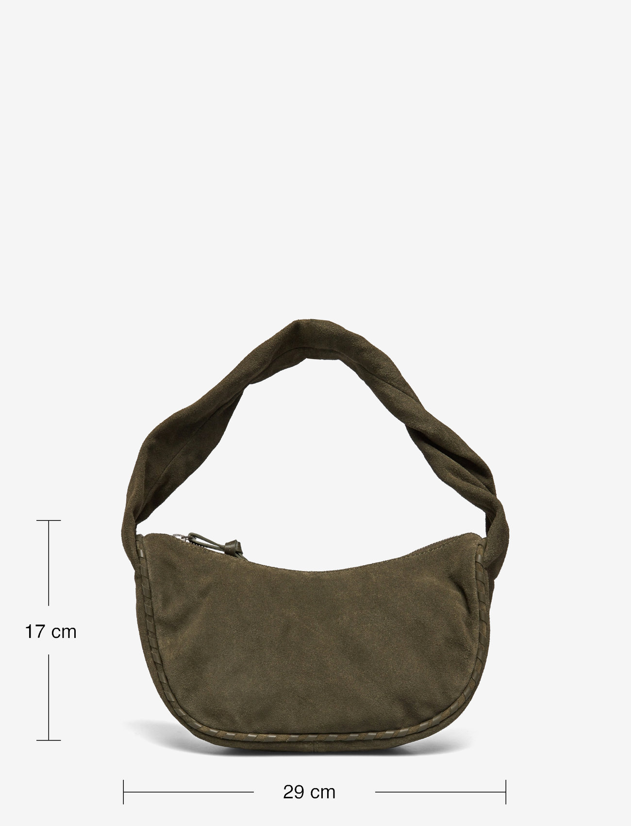 Becksöndergaard - Suede Veg Talia Bag - special occasions - army - 5