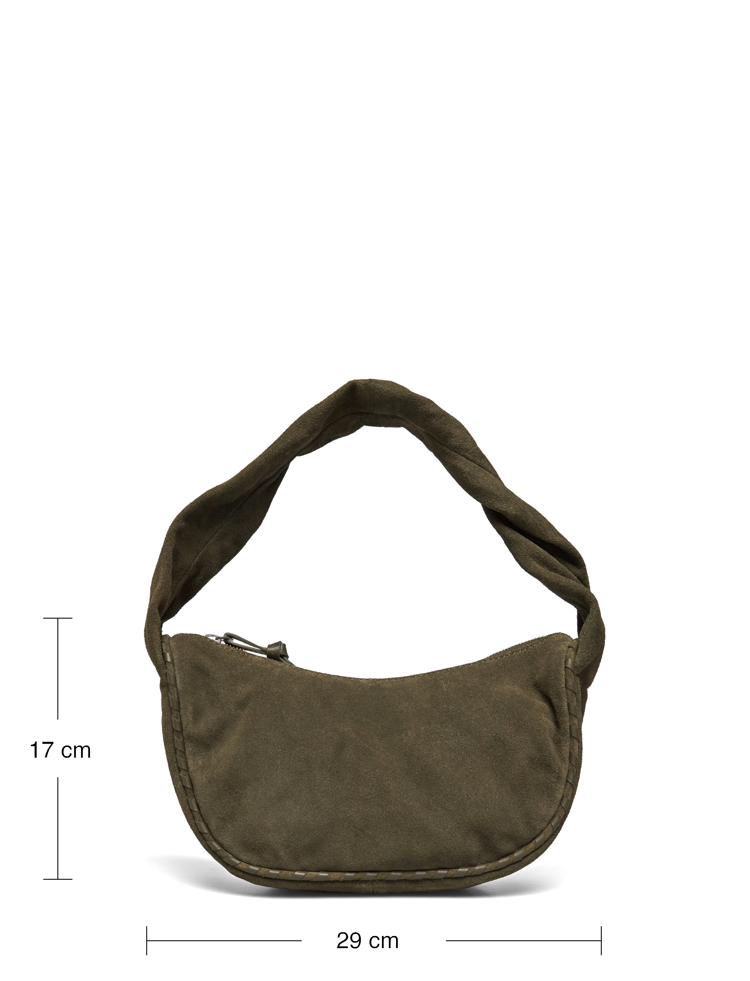 Becksöndergaard - Suede Veg Talia Bag - fyrir sérstaka viðburði - army - 5