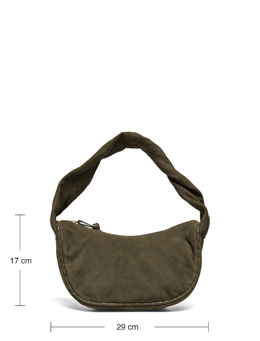 Becksöndergaard - Suede Veg Talia Bag - fyrir sérstaka viðburði - army - 5