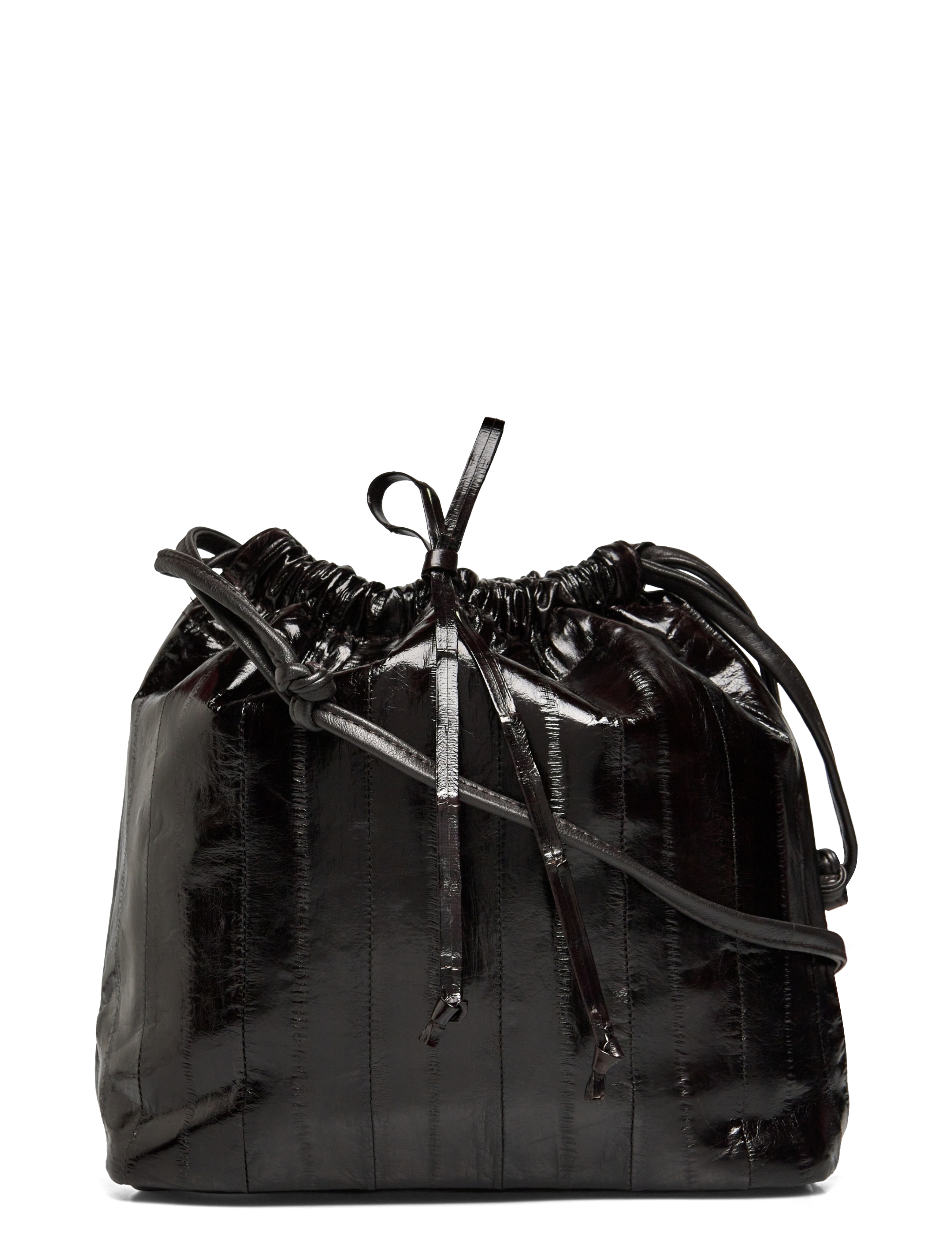 Becksöndergaard Eelskin Gila Bag - Bucket bags - HOT FUDGE BROWN / brown