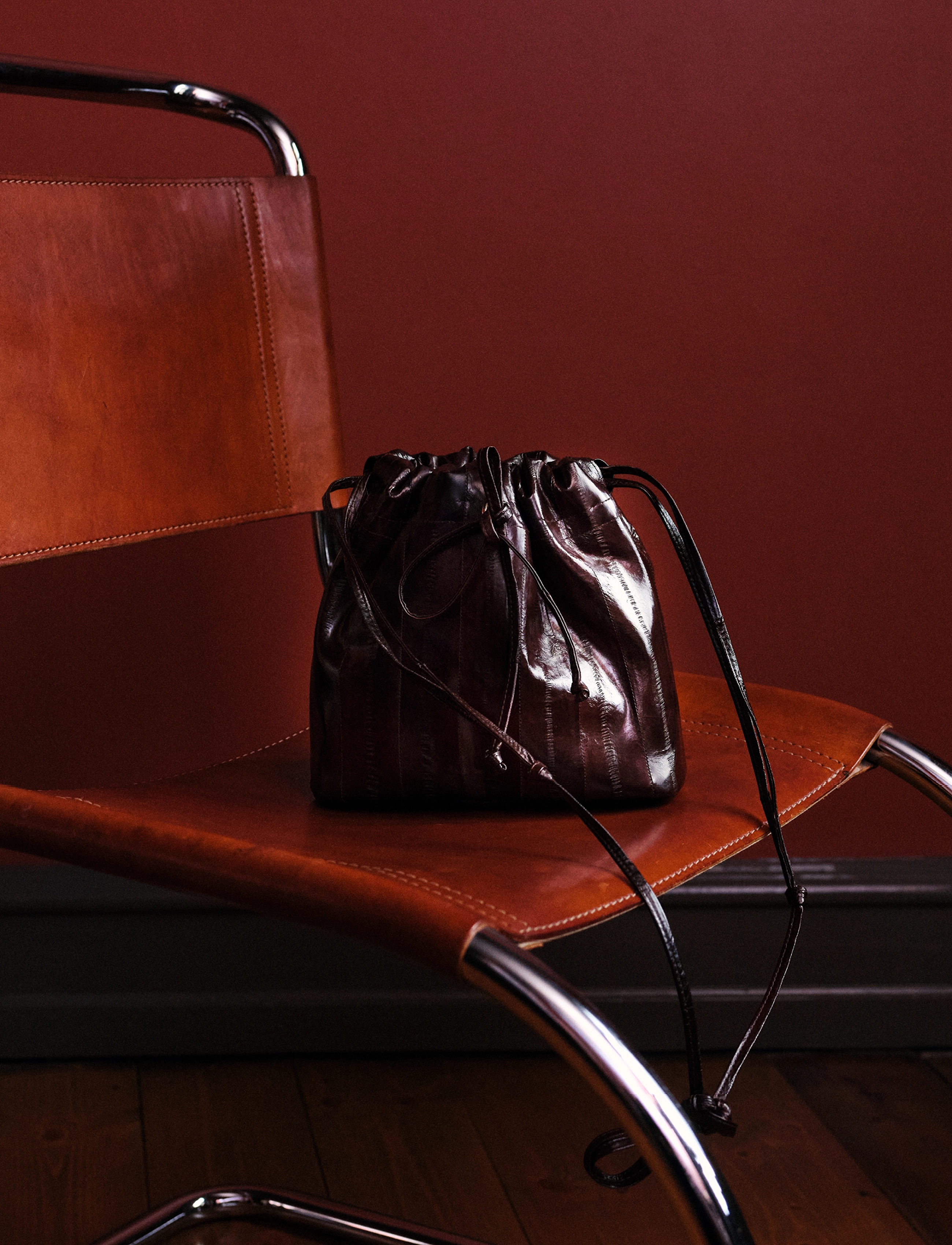 Becksöndergaard Eelskin Gila Bag, One Size, Bags, Braun - Bucket Frauen
