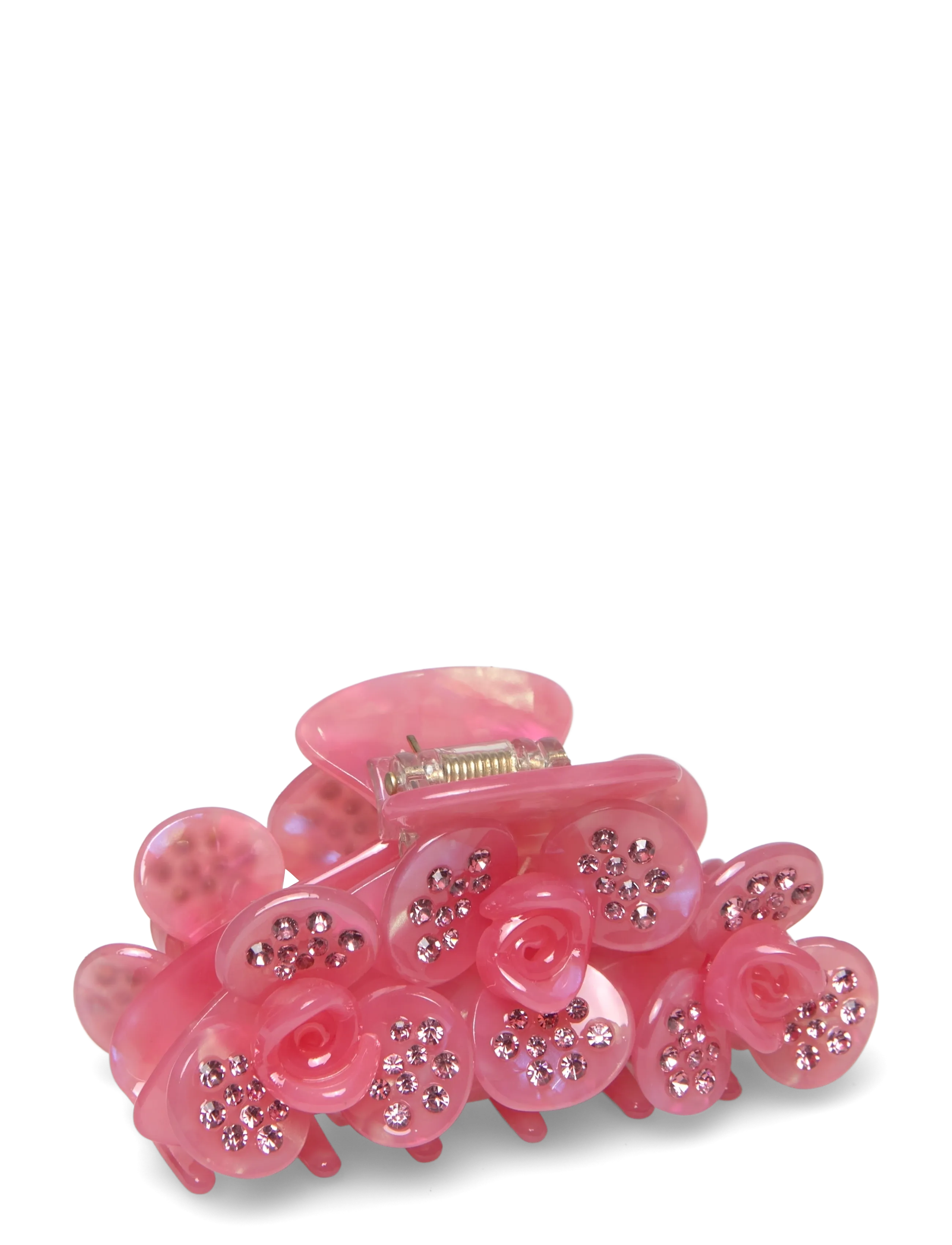 Becksöndergaard Crystal Floom Hair Claw, One Size, Accessories, Rosa - Claws, Beauty