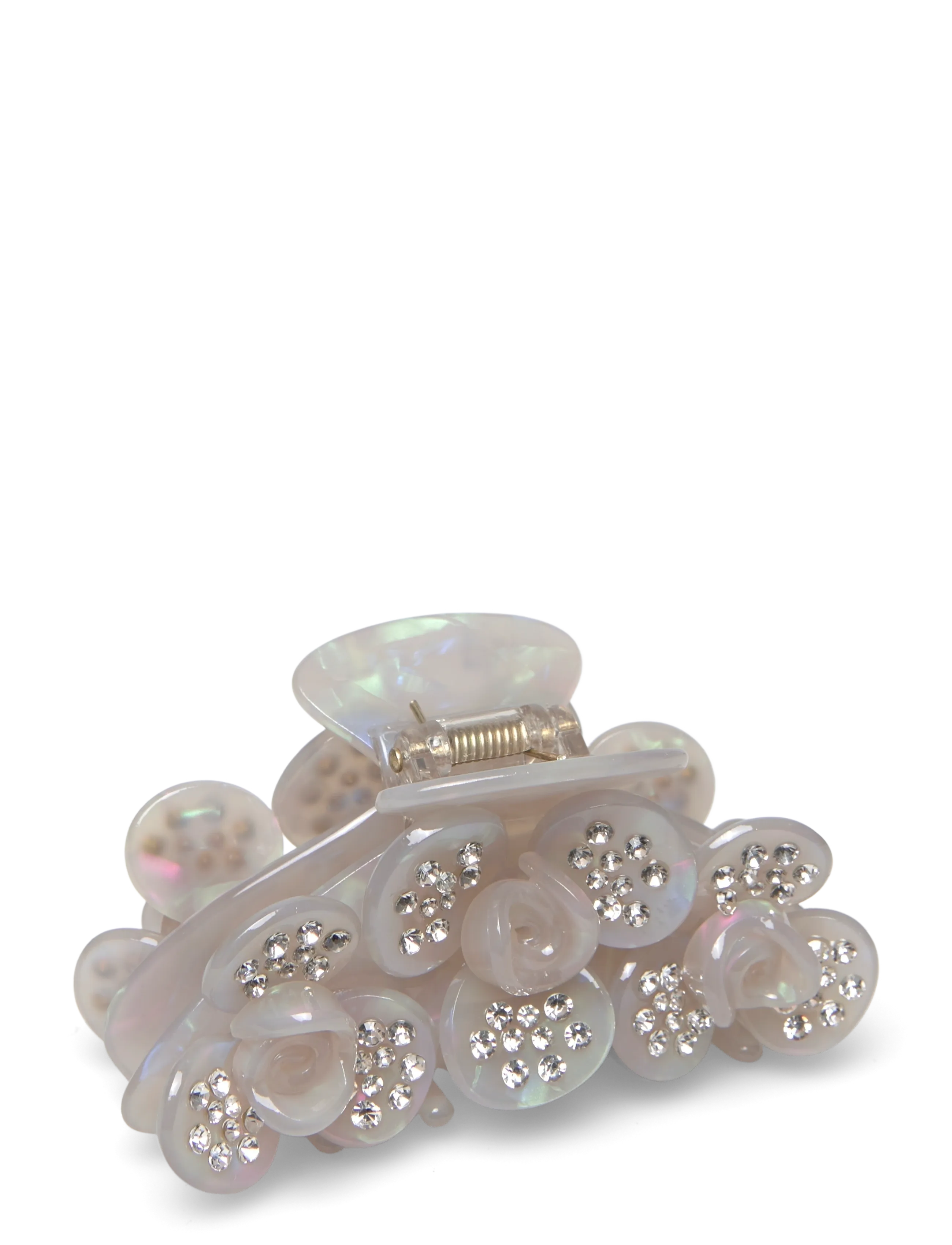 Becksöndergaard Crystal Floom Hair Claw - Becksöndergaard - LAVENDER AURA / silver