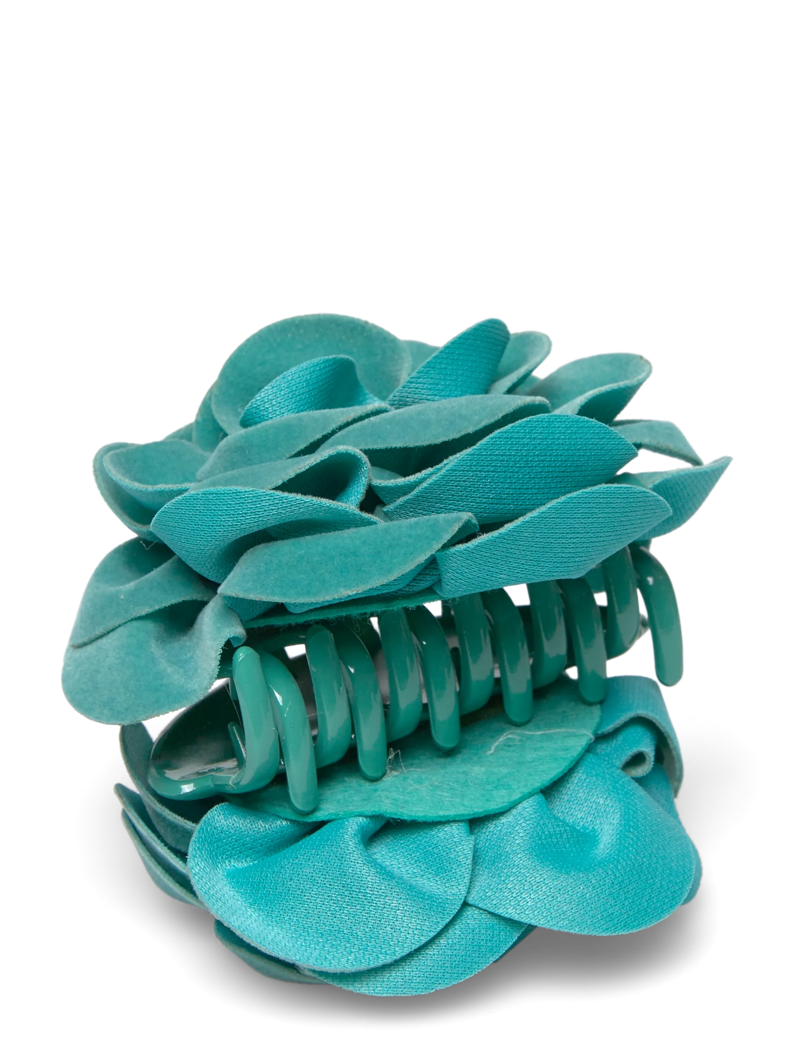 Becksöndergaard - Velvet Peromia Hair Claw - spruced green - 1
