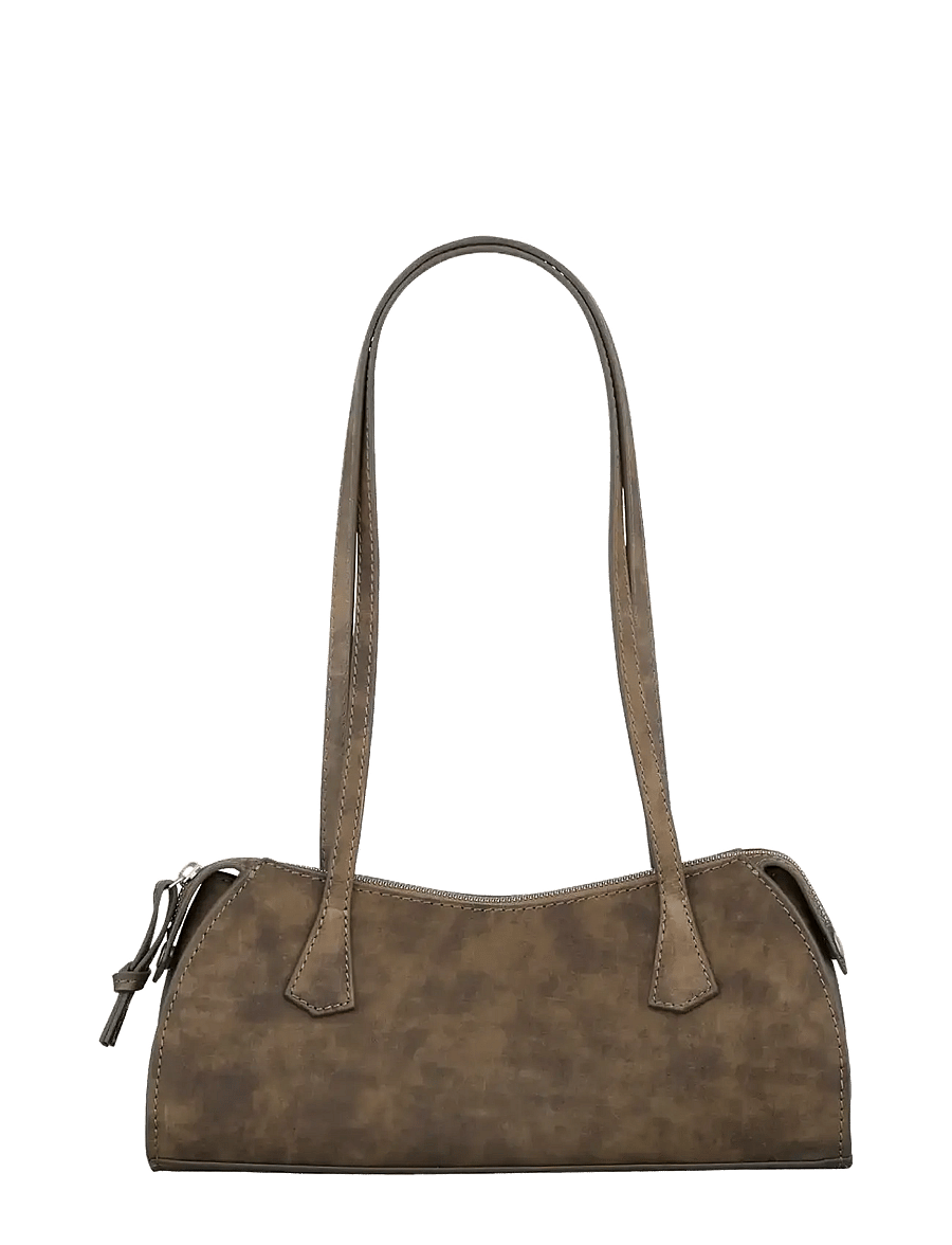 Becksöndergaard - Worn Babette Bag - top handle tasker - hot fudge brown - 1