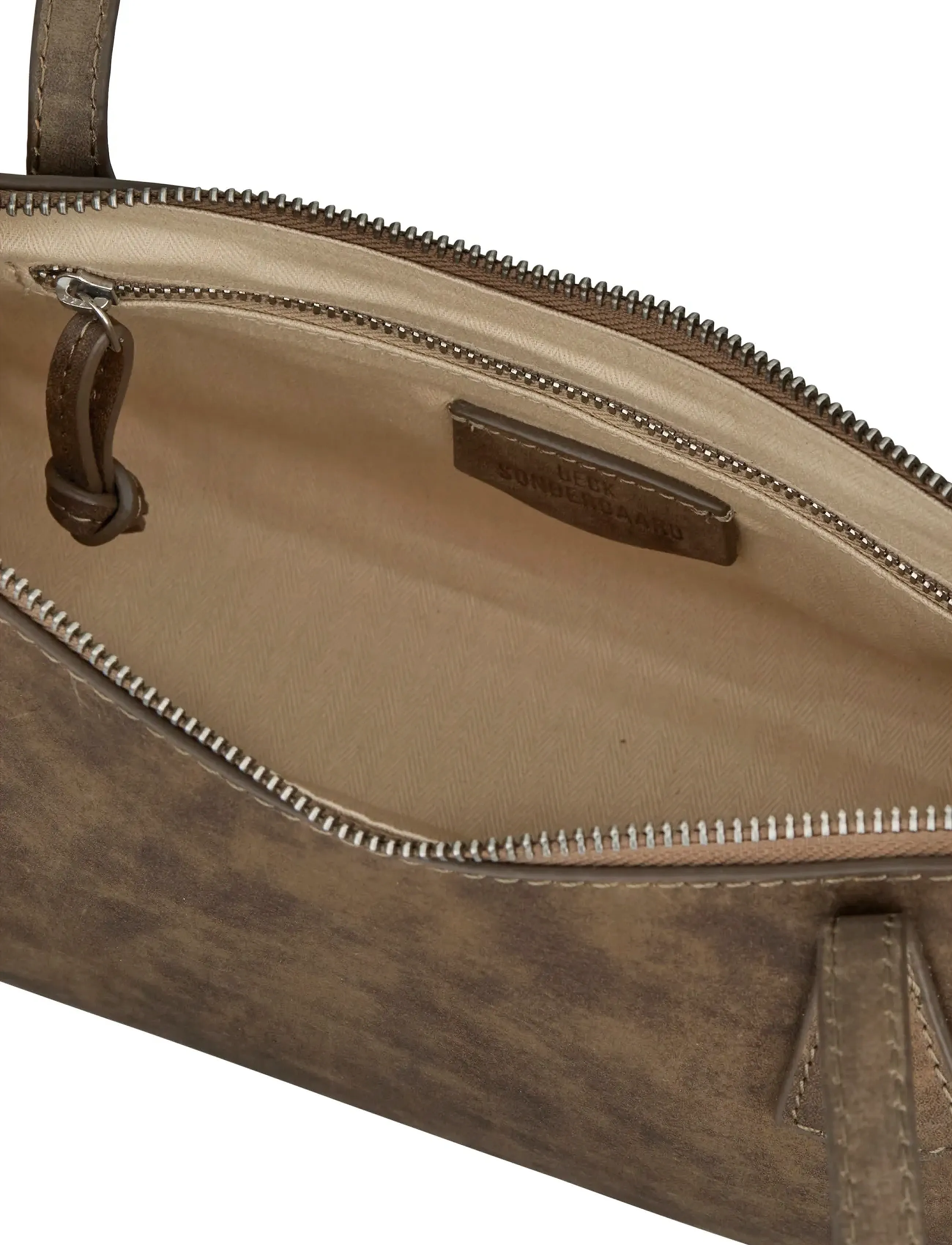 Becksöndergaard - Worn Babette Bag - top handle tasker - hot fudge brown - 3