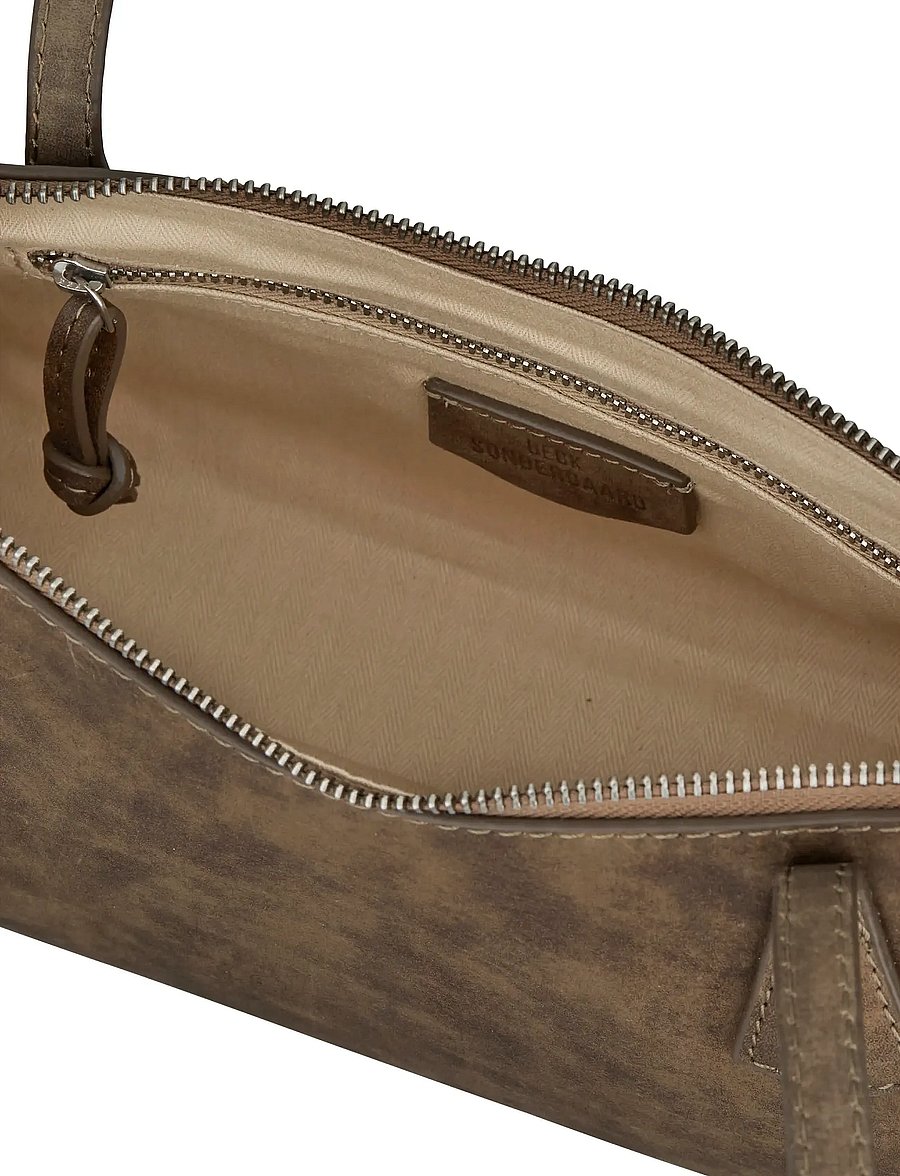 Becksöndergaard - Worn Babette Bag - top handle tasker - hot fudge brown - 3