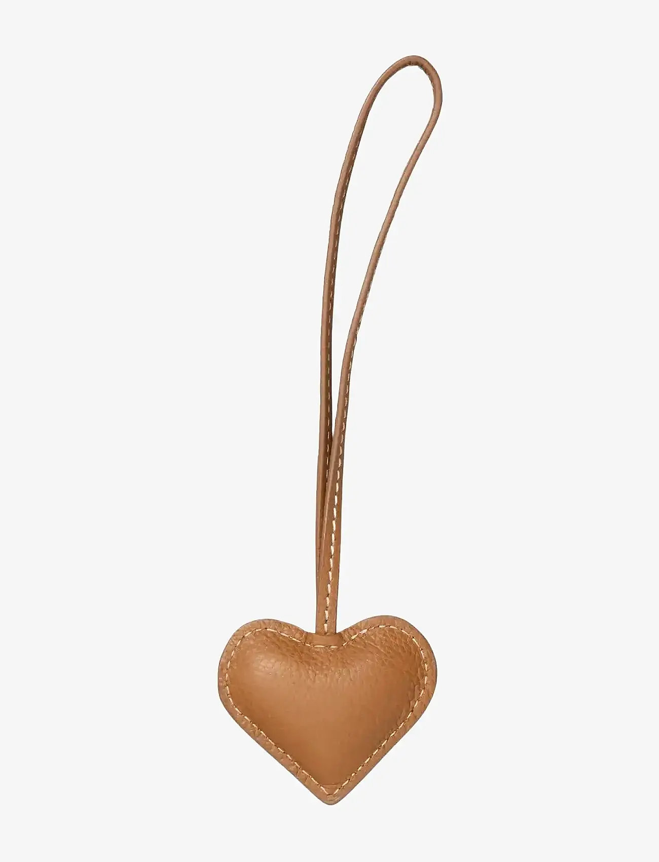 Becksöndergaard - Heart Bag Charm - brown sugar - 0