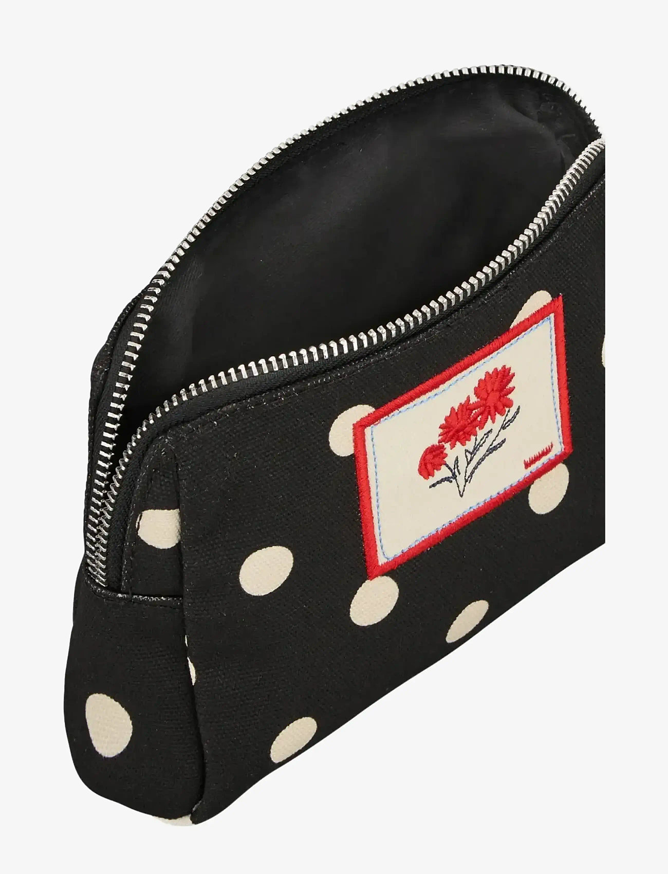 Becksöndergaard - Polka Canvas Pouch Bag - modetrends - black - 1