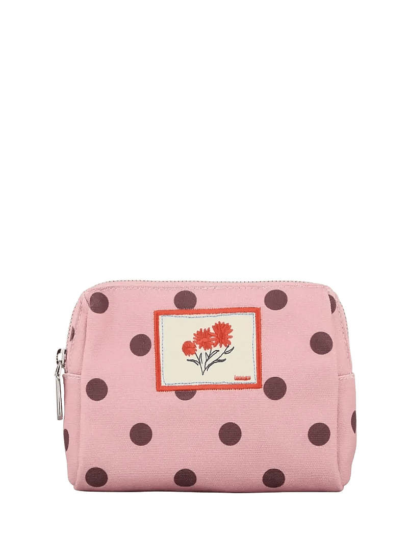 Becksöndergaard - Polka Canvas Pouch Bag - modetrender - pink nectar - 1