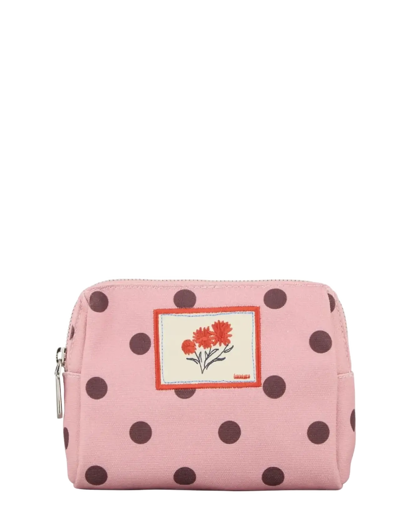 Becksöndergaard Polka Canvas Pouch Bag - Toilettasker - PINK NECTAR / pink/rose