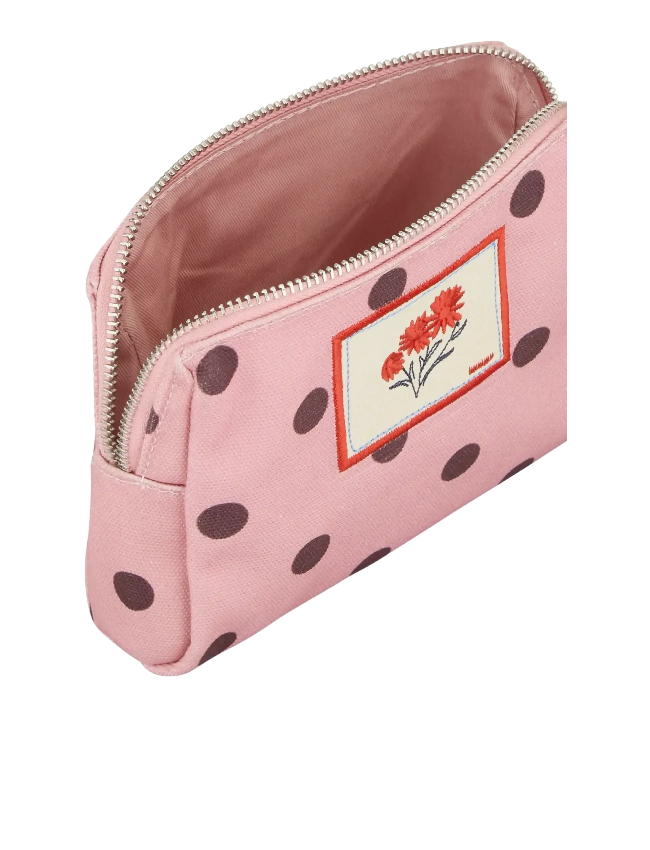 Becksöndergaard - Polka Canvas Pouch Bag - modetrends - pink nectar - 2