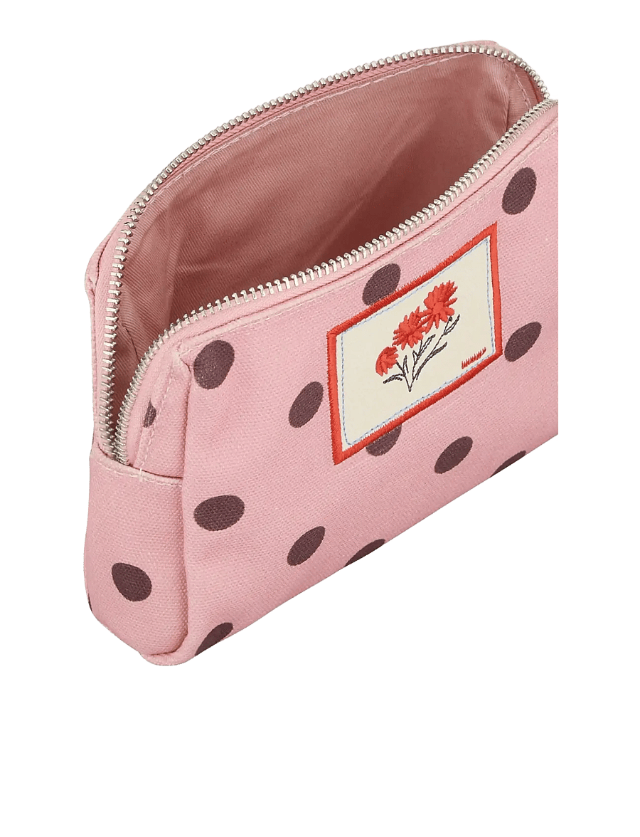 Becksöndergaard - Polka Canvas Pouch Bag - modetrends - pink nectar - 2