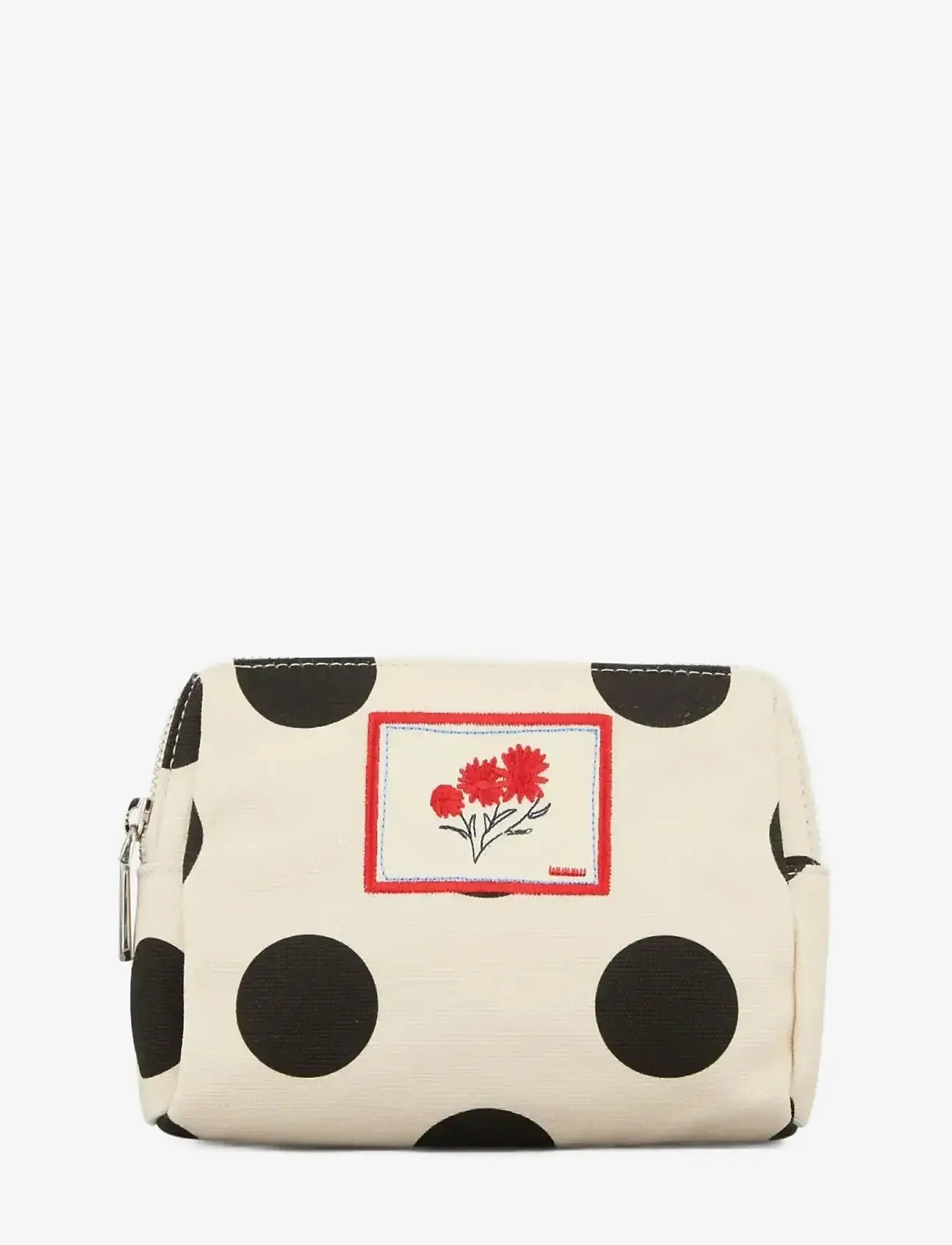 Becksöndergaard - Maxi Polka Canvas Pouch Bag - modetrends - birch white - 0