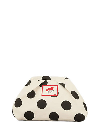 Maxi Polka Canvas Bonita Bag - Clutches