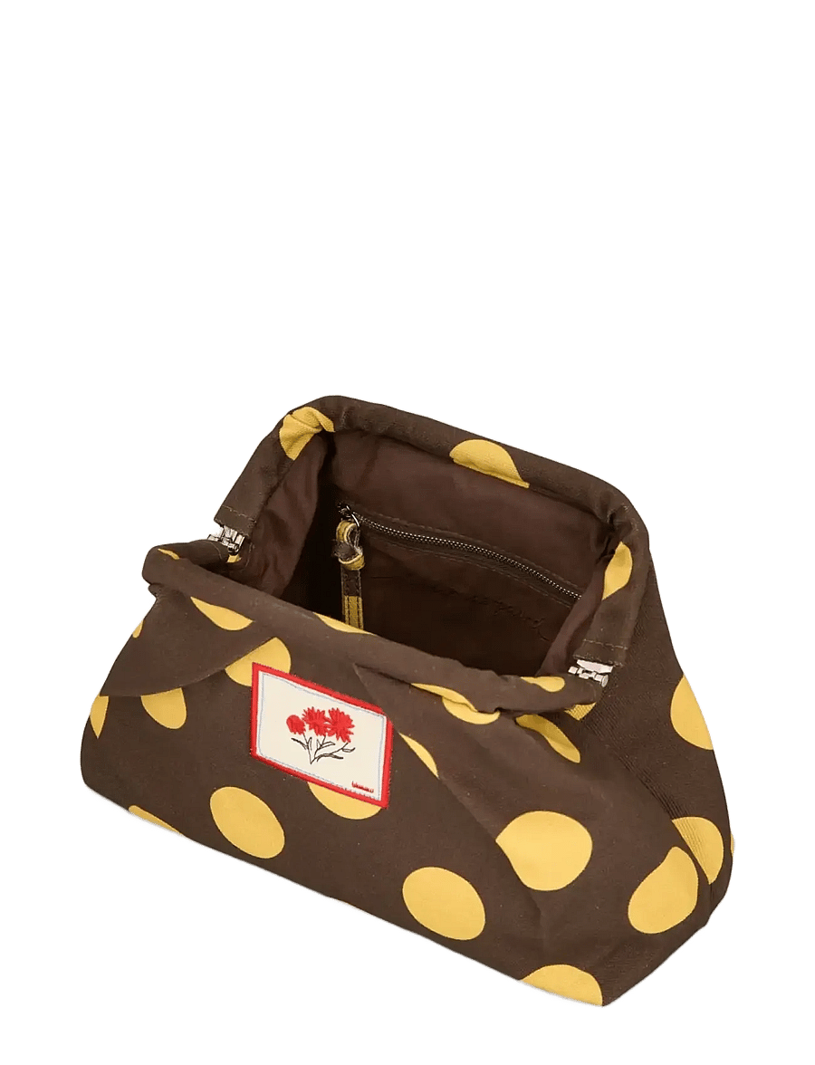 Becksöndergaard - Maxi Polka Canvas Bonita Bag - speciella tillfällen - hot fudge brown - 1