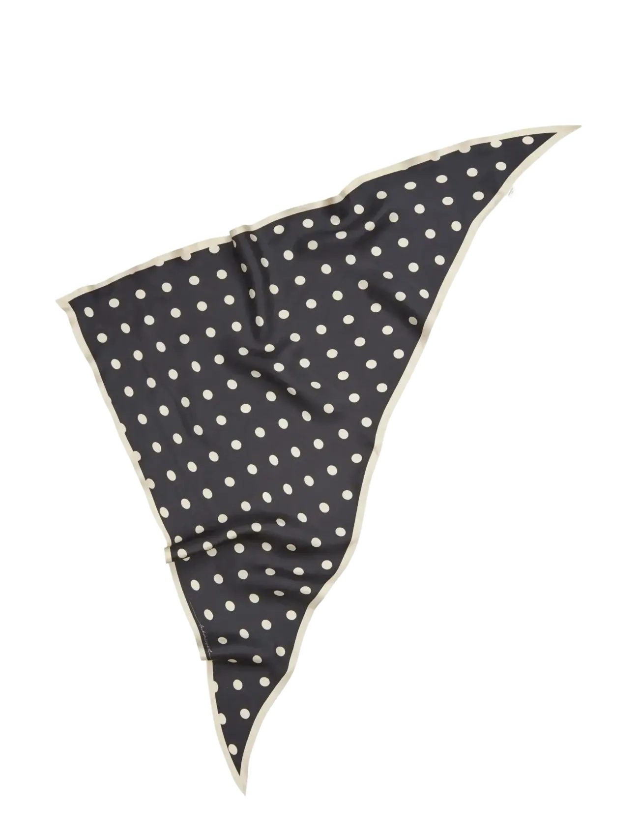 Becksöndergaard Polka Triangle Sia Scarf - Becksöndergaard - BLACK / black